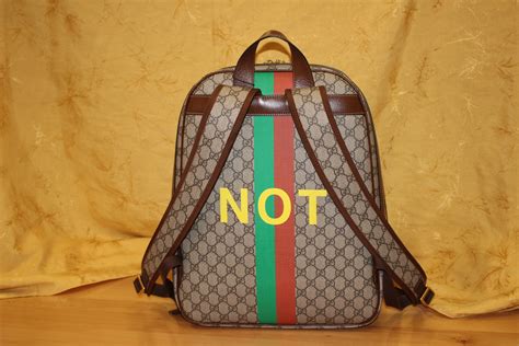 gucci supreme backpack real vs fake|gucci supreme canvas backpack.